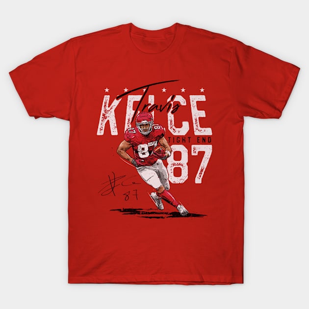 Travis Kelce Kansas City Stars T-Shirt by danlintonpro